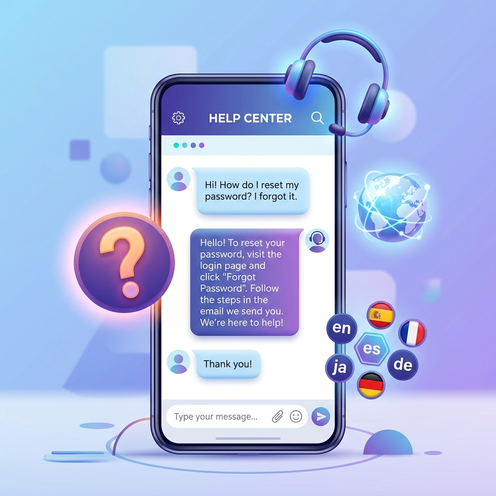 Hanioo Q&A Support Illustration